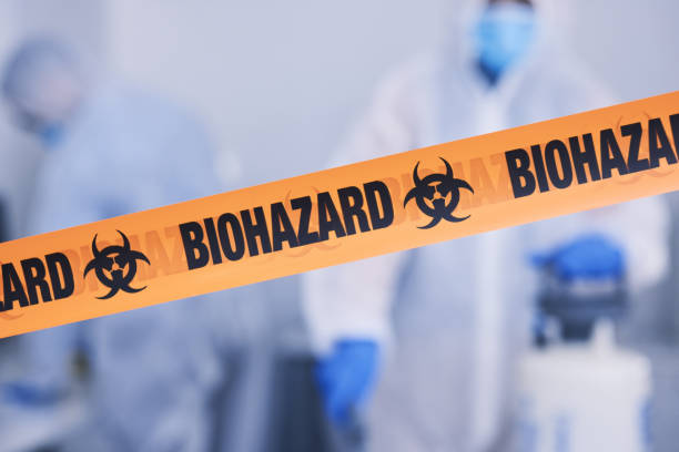 Professional Biohazard Cleanup technician working in Vacaville, CA